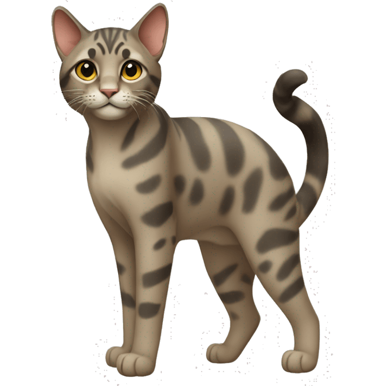 Serengeti Cat Full Body emoji