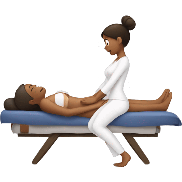 girlfriend giving massage  emoji