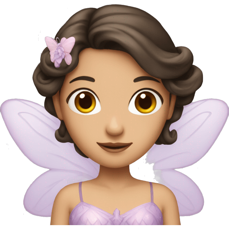 Fairy princess brunette  emoji