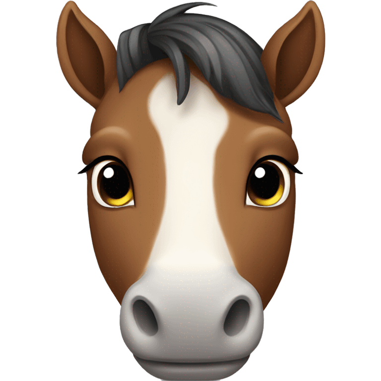 Cute horse emoji