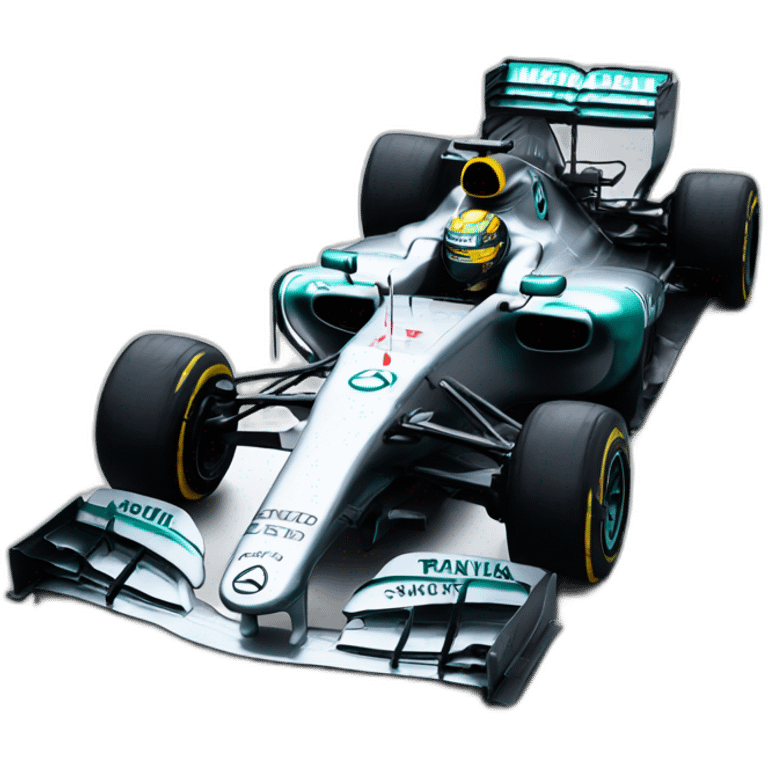 Mercedes F1 car emoji