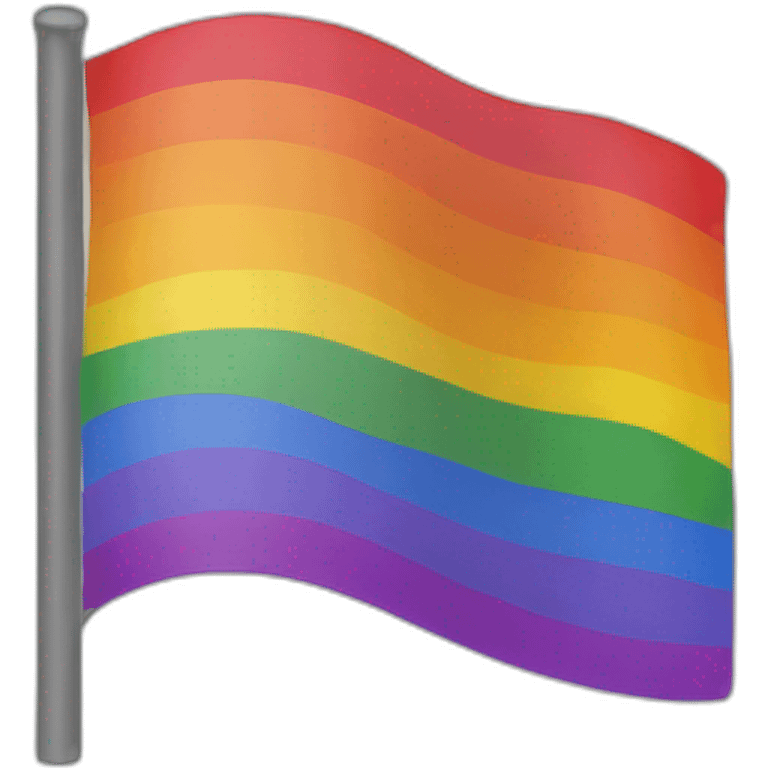 Flag lgbt with x in flag emoji