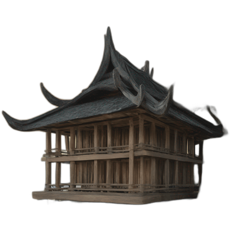 batak toba architecture emoji