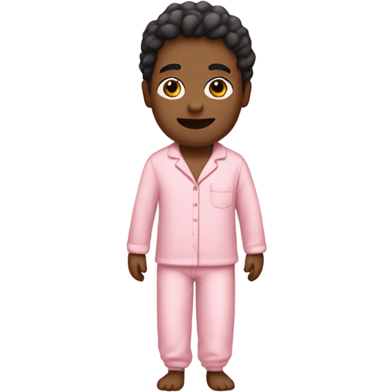 pink person in pink pajamas emoji