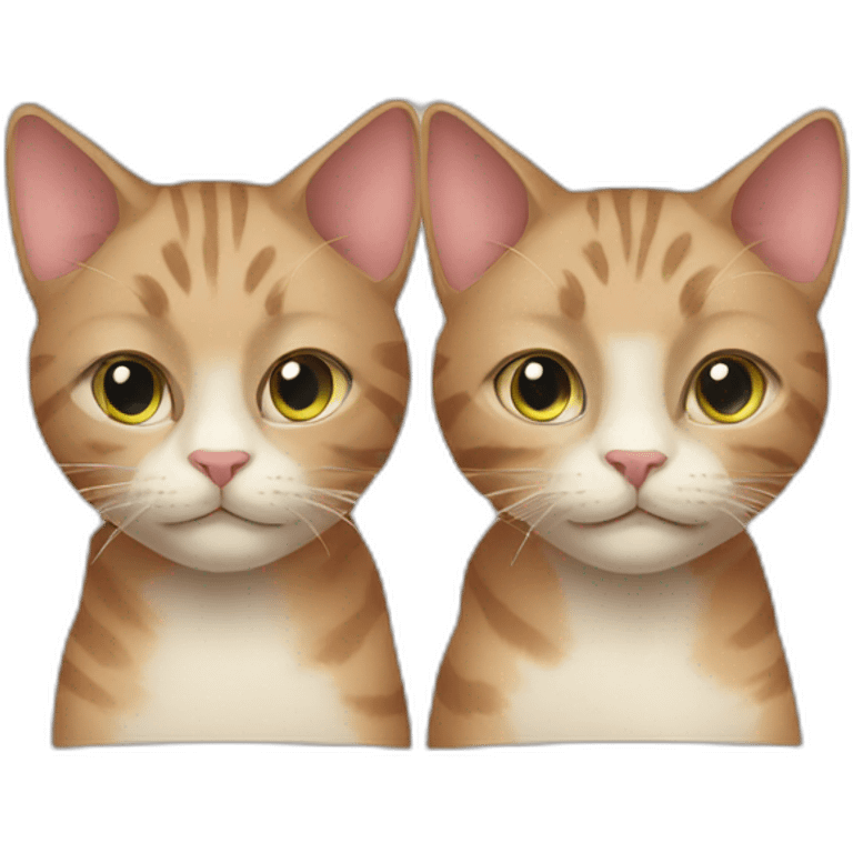 couple of cats emoji