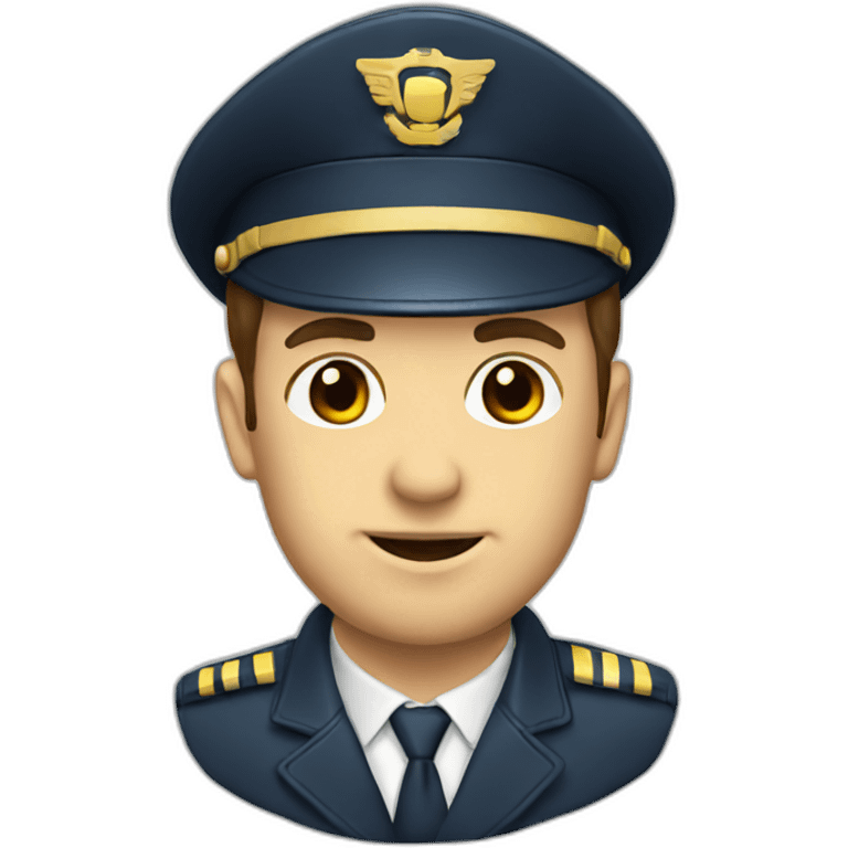 captain pilot badge emoji