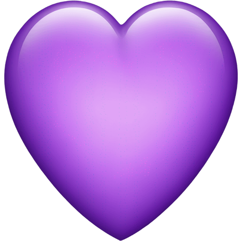 Purple Heart with shimmer emoji