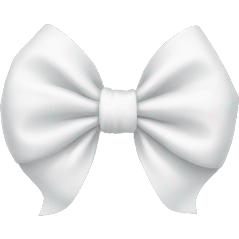 White bow emoji