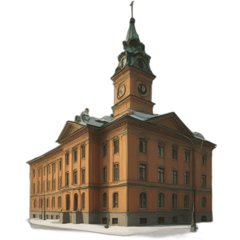 Town Hall by Noi Trotsky, Leningrad emoji