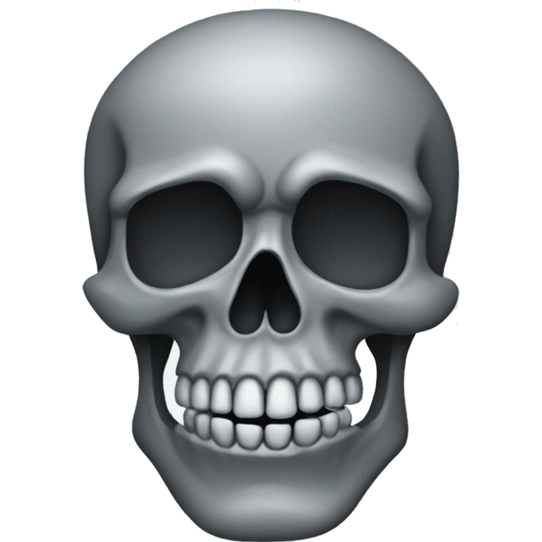 gray skull emoji