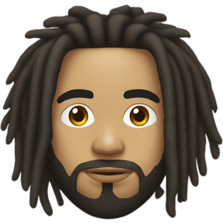 Lenny kravitz dreadlocks head emoji