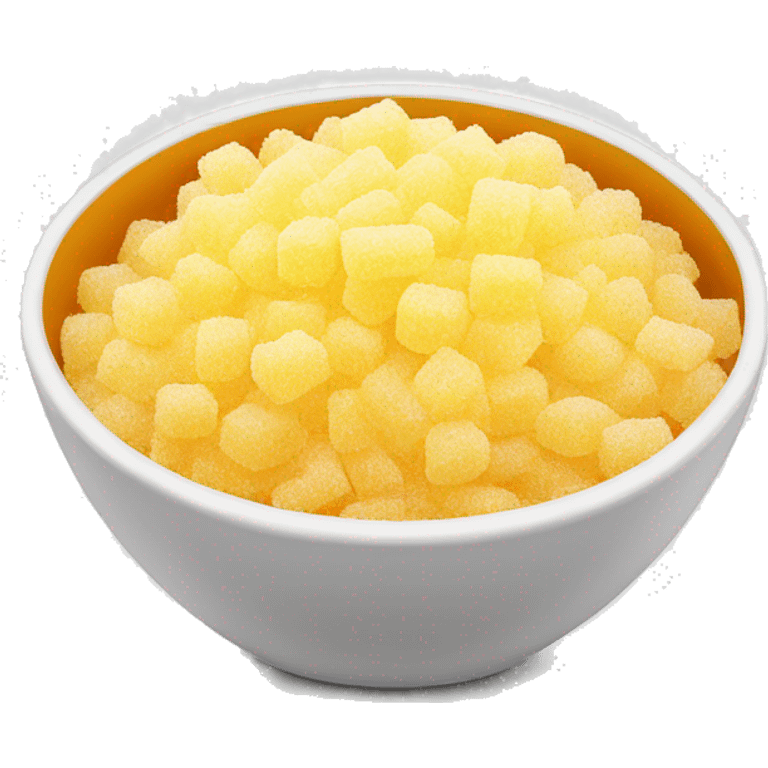 bowl of granulated sugar emoji