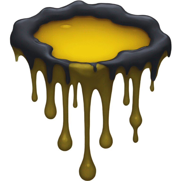 Dark yellow ooze puddle emoji