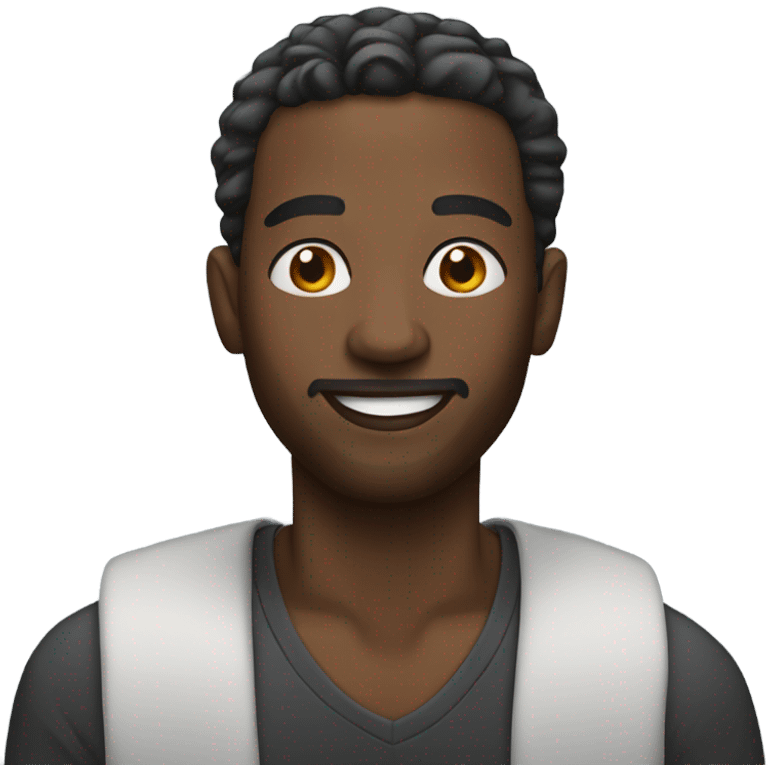 Black man emoji