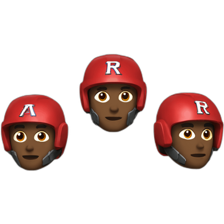 Red rangers emoji