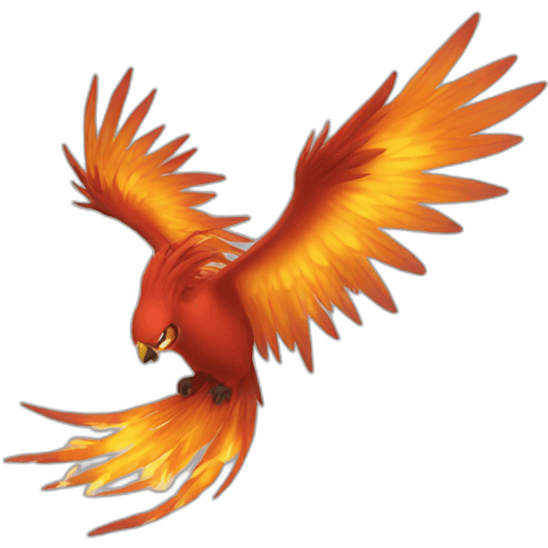 a sneazing phoenix emoji