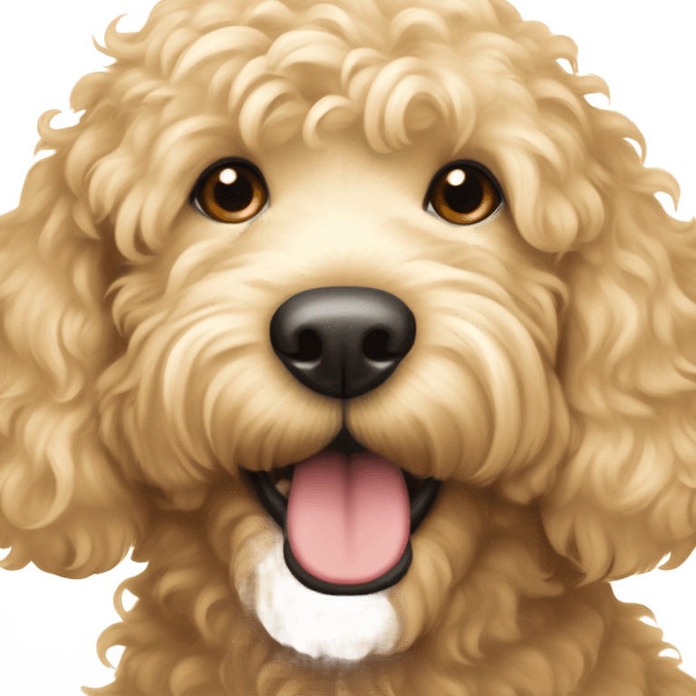 Golden doodle emoji