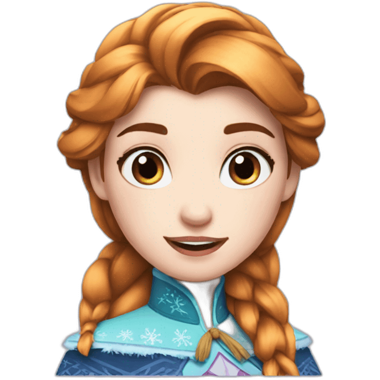 frozen Anna emoji