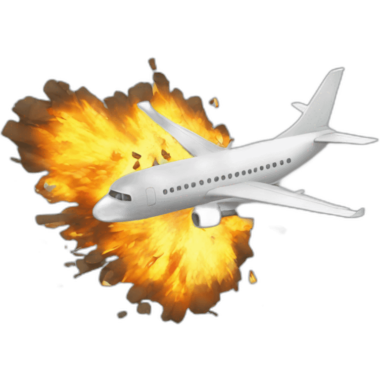 Avion crash emoji