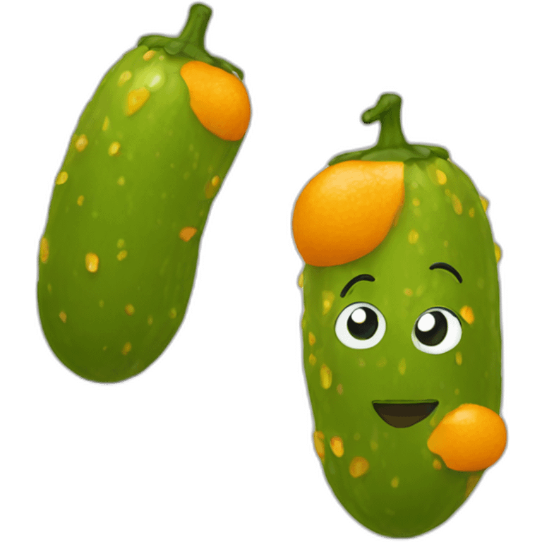 orange-pickle emoji