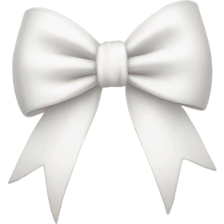 White bow  emoji