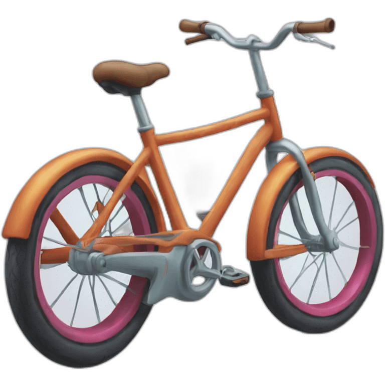 funky 90s bike emoji