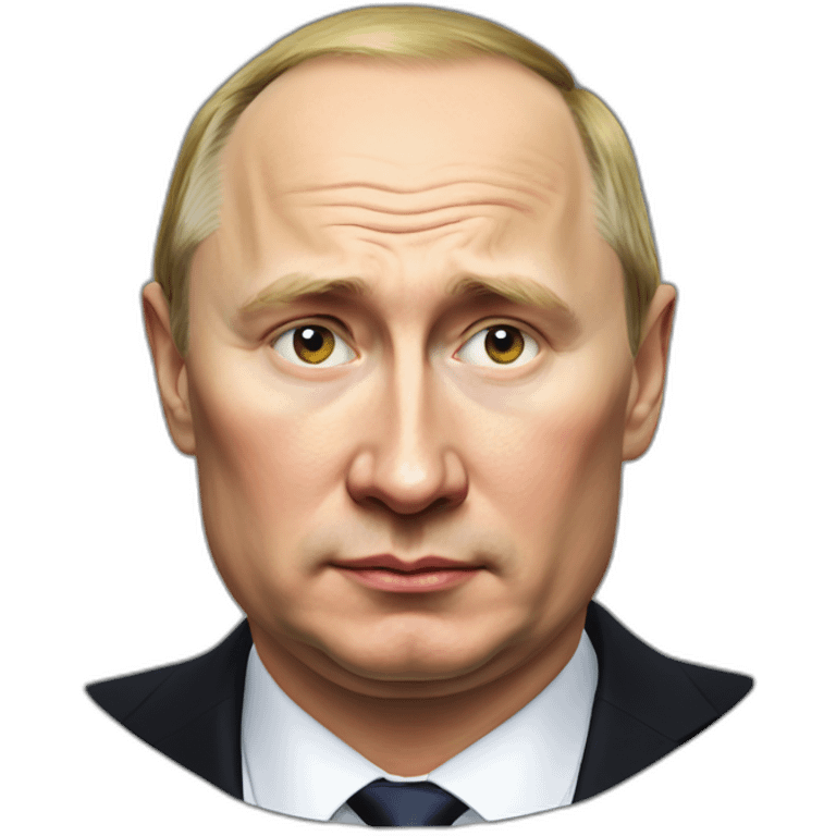 super fat putin portrait emoji