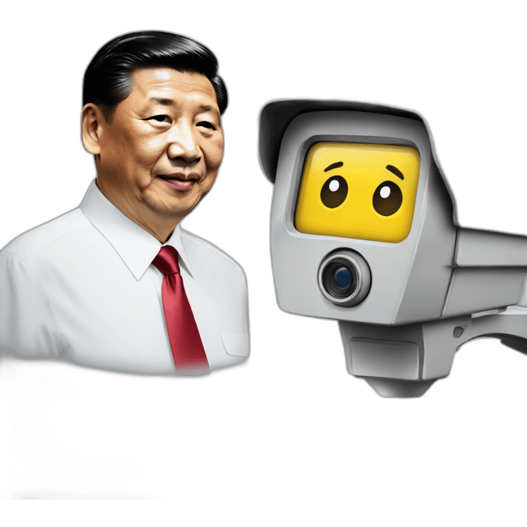 Xi jinping watching security cameras emoji