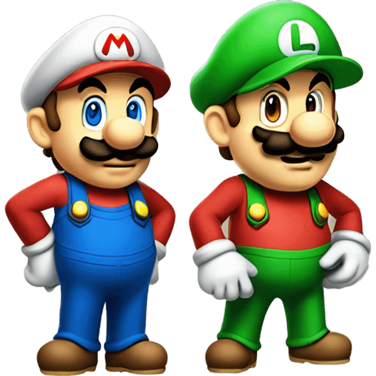 Mario and Luigi emoji