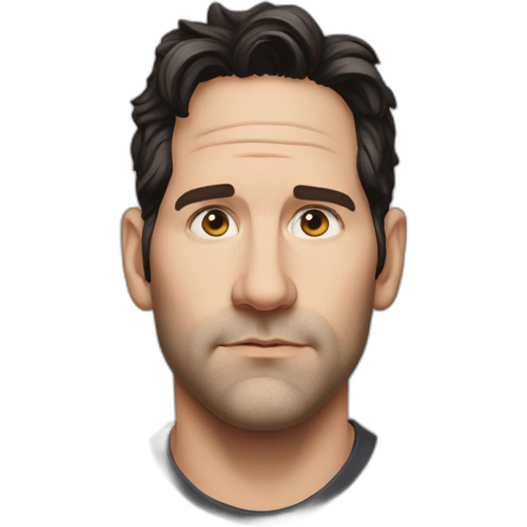 paul rudd serious emoji