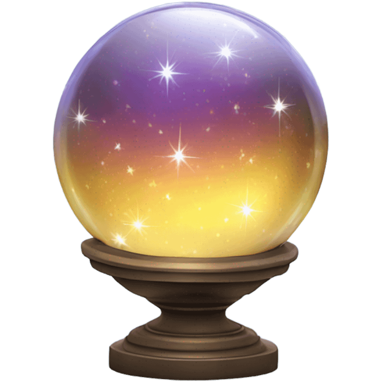 crystal ball sparkles emoji