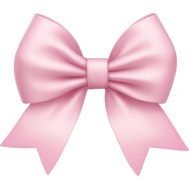 Light pink bow emoji