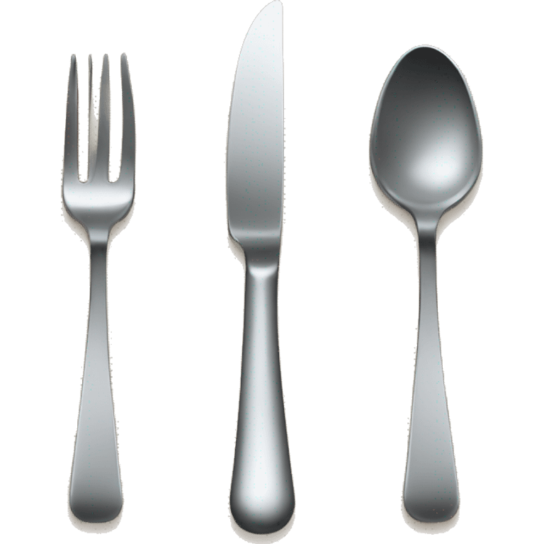 fork, spoon and knife emoji