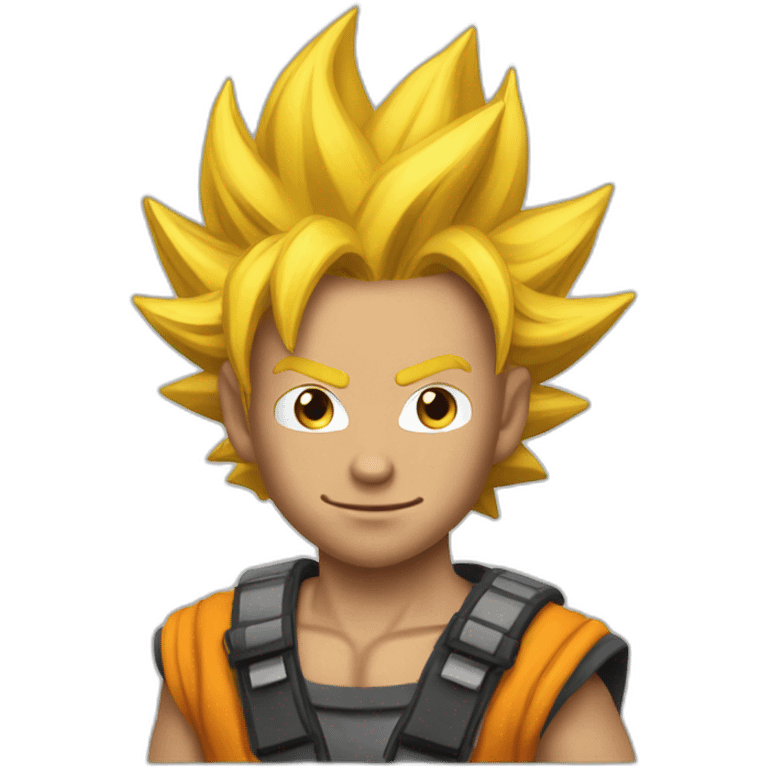 Hacker super saiyan realistic emoji