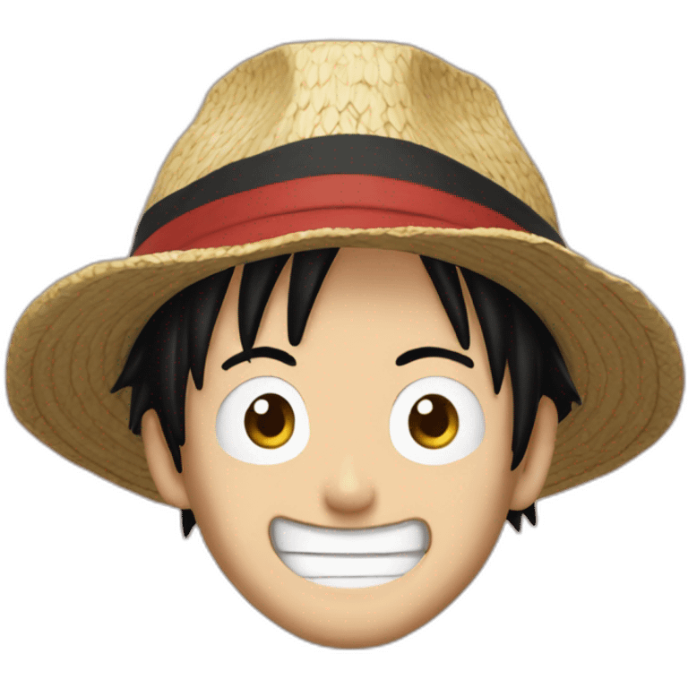 Luffy qui rigole emoji