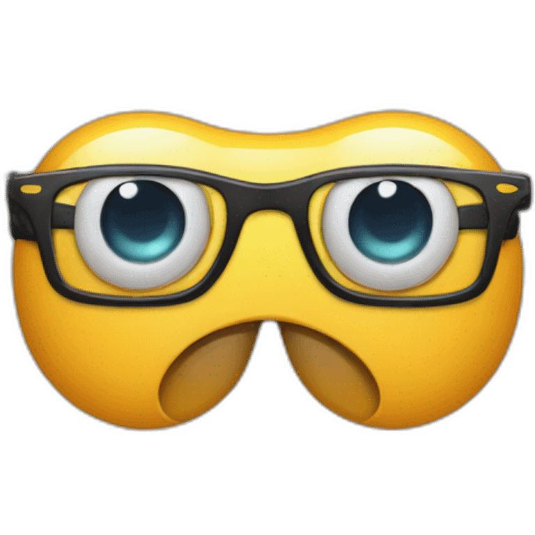 Remote controller and eye glasses emoji