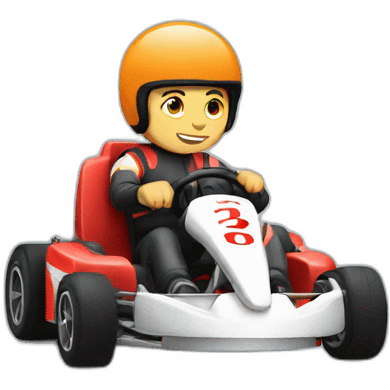 Karting emoji