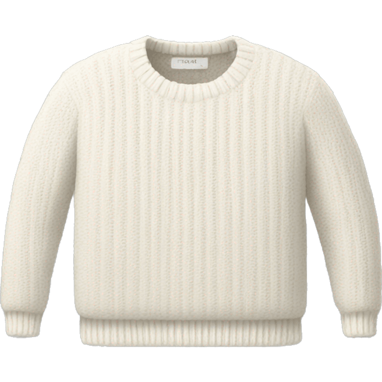 white sweater emoji