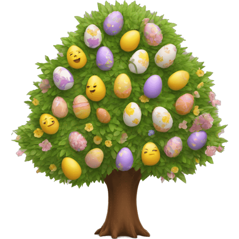 easter egg tree emoji