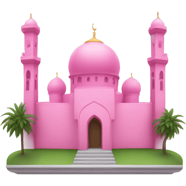 Pink mosque emoji