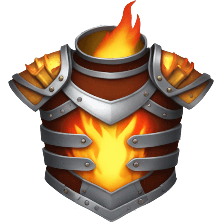 flaming torso armor emoji