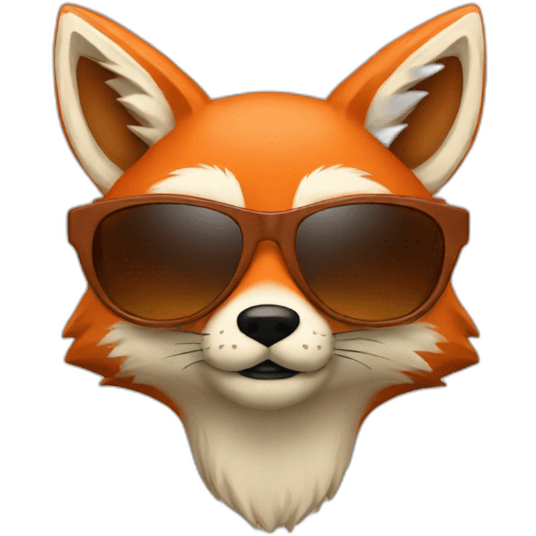 fox sunglasses emoji