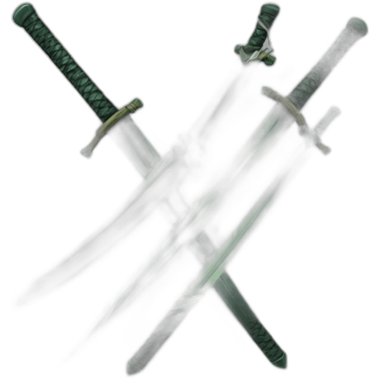 Roronoa Zoro 3 swords angry emoji