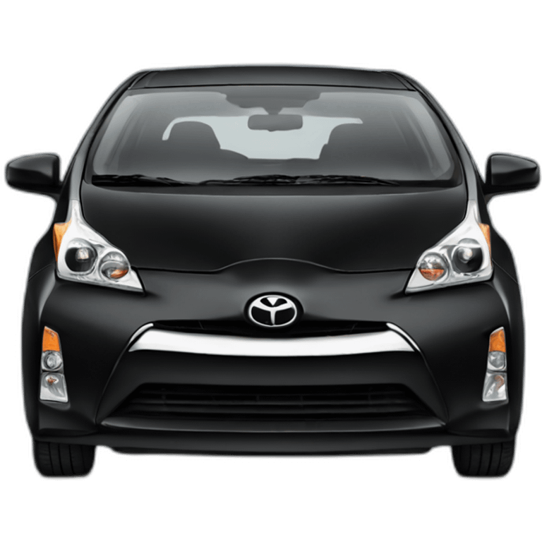 Black toyota prius emoji