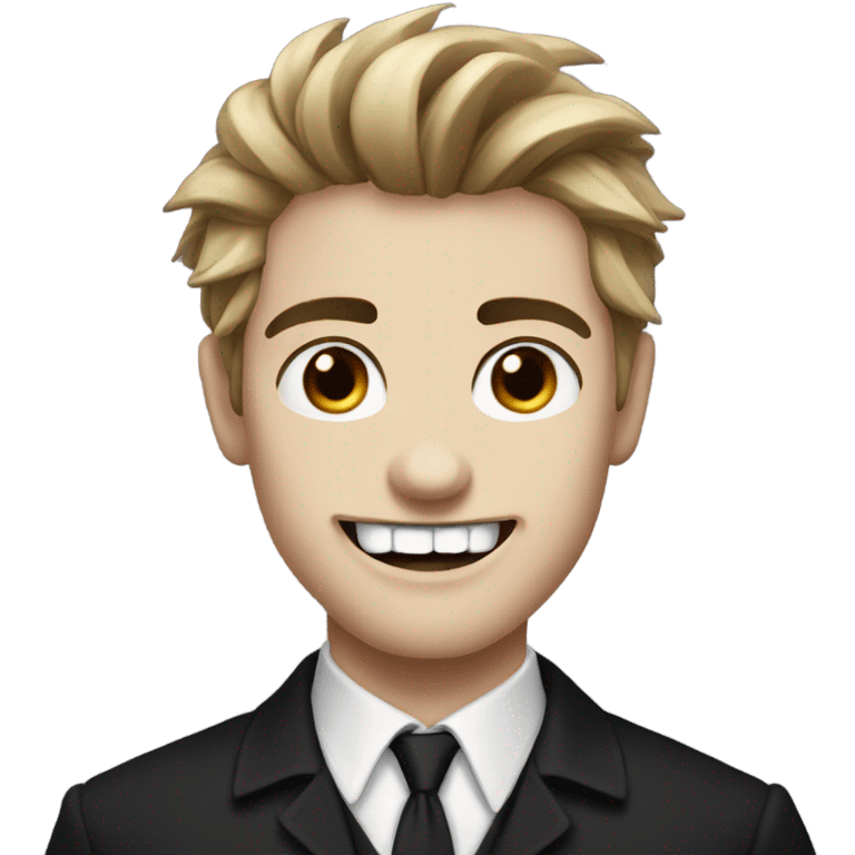 edward from twilight with fangs emoji