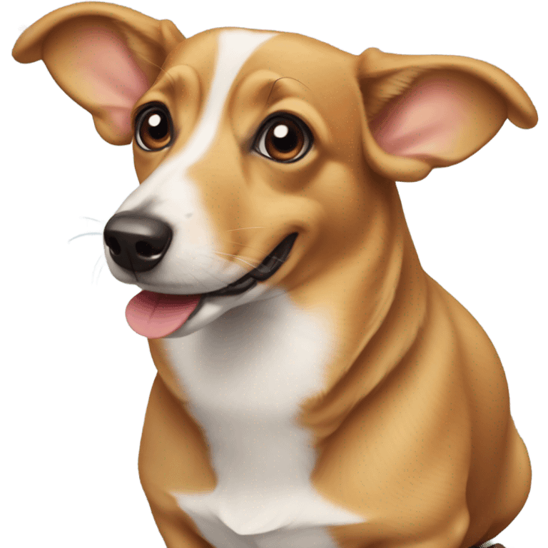 Dachshund corgi mix dog  emoji