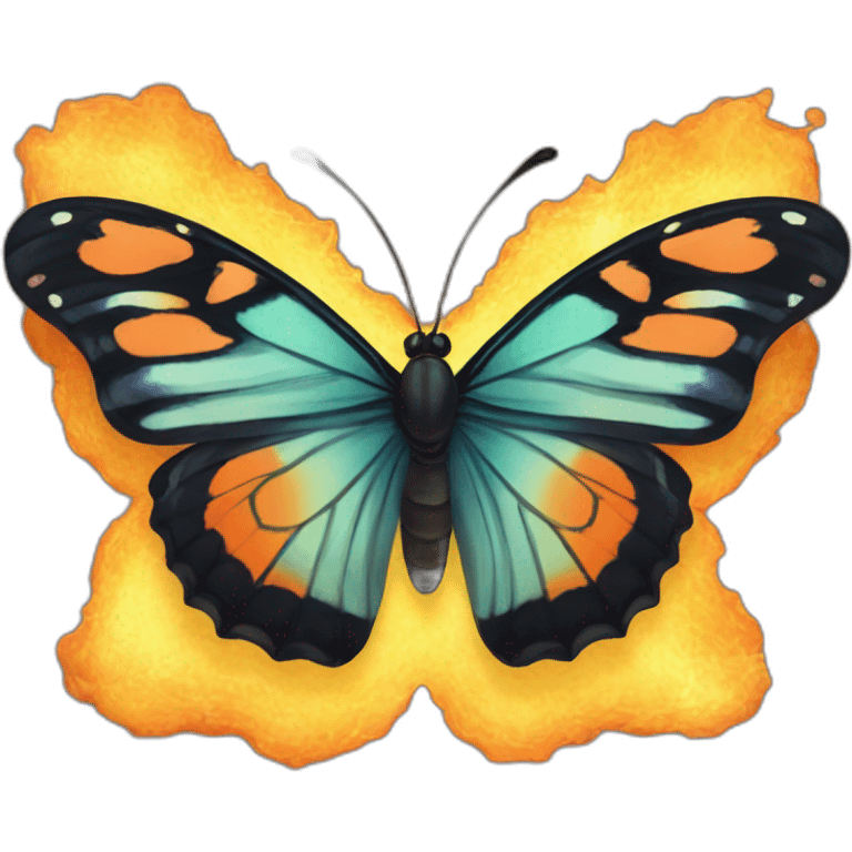 flambé butterfly emoji