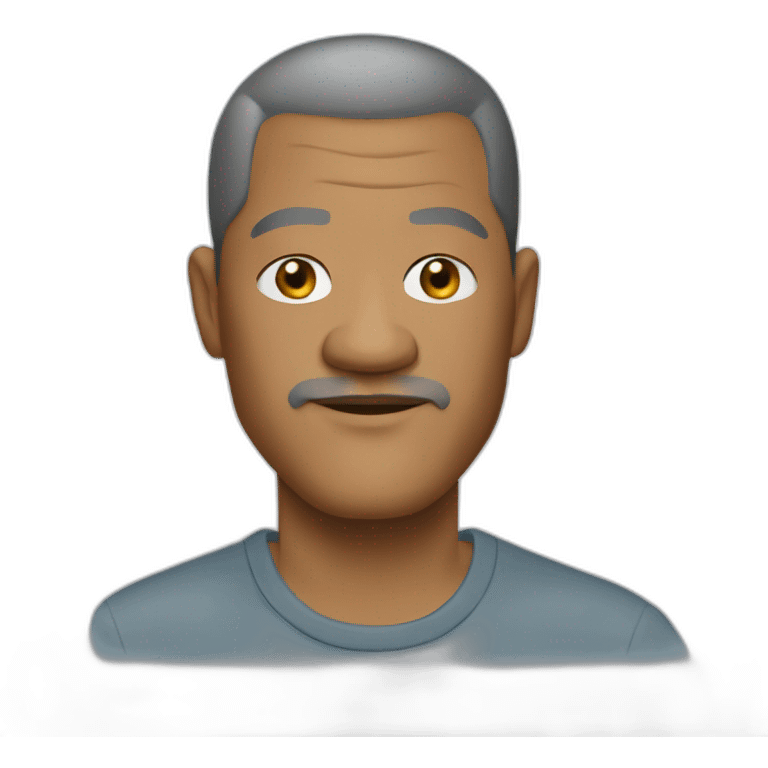 laurence-fishburne cartoon wearing shirt emoji