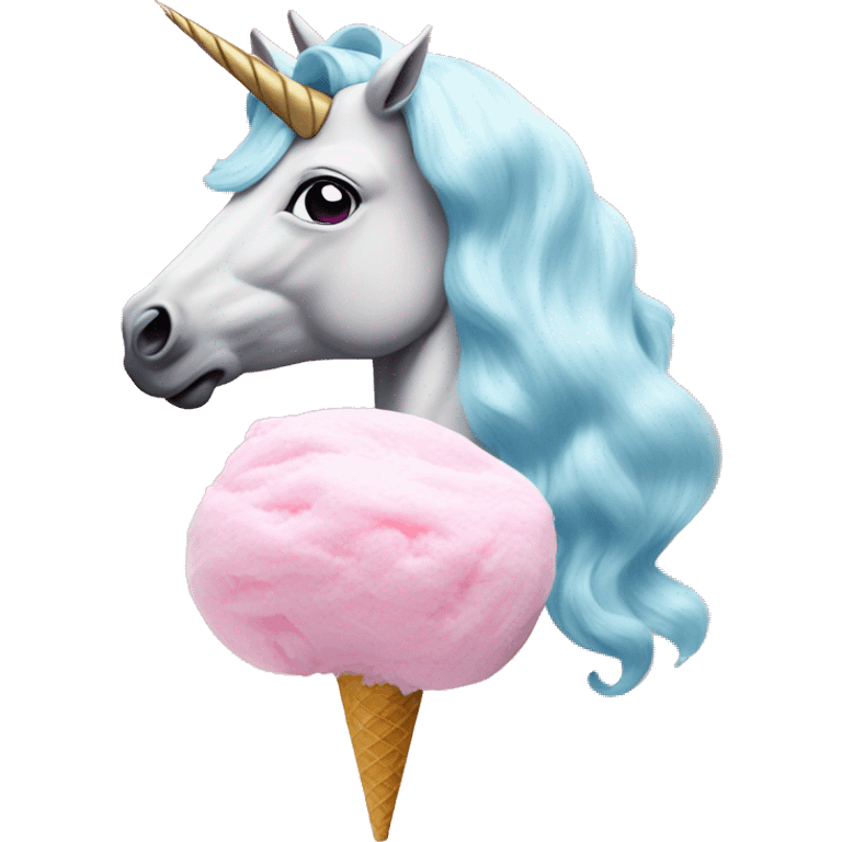 nicki minaj unicorn eating cotton candy emoji