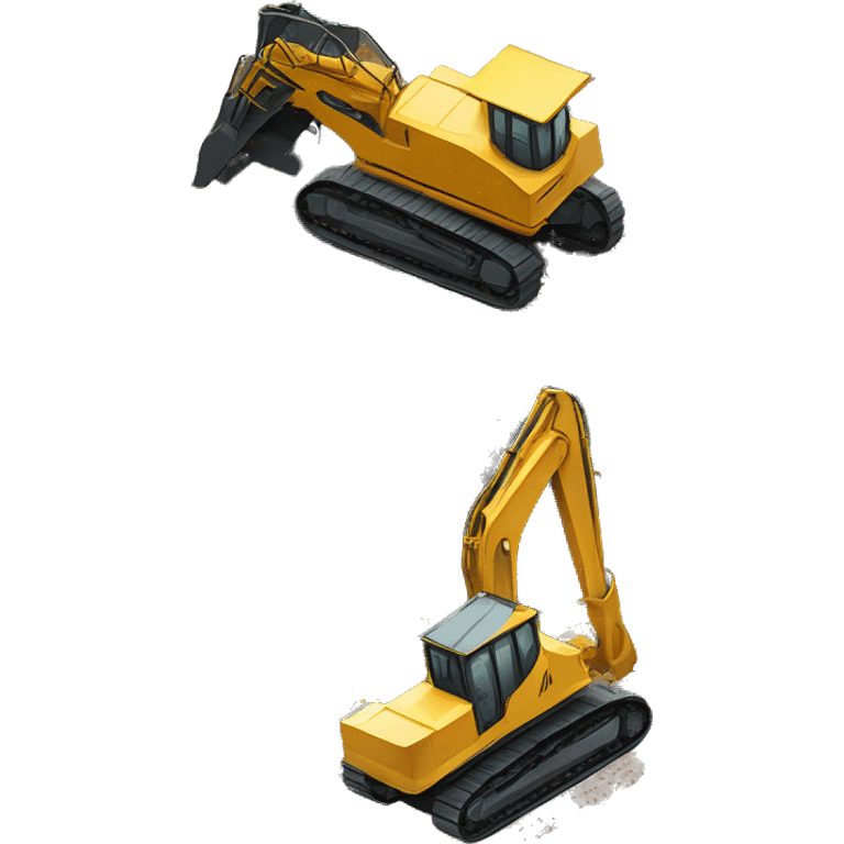 The excavator extracts ore emoji